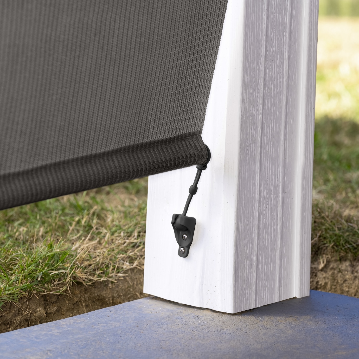 Signature Fabric| Wand Operated Outdoor Roller Shade with Cassette